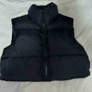 Bluenotes Aeropostale Cropped Puffer Vest